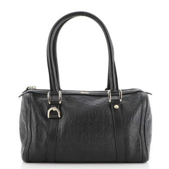 Gucci Abbey Boston Bag Guccissima Leather Small
