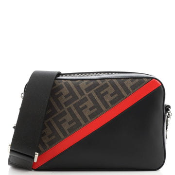 Fendi Camera Case Bag Zucca Coated Canvas and Leather Small