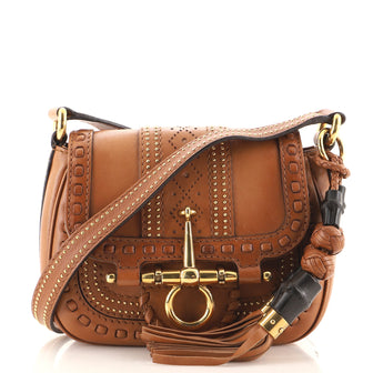 Gucci Snaffle Bit Crossbody Bag Leather Small