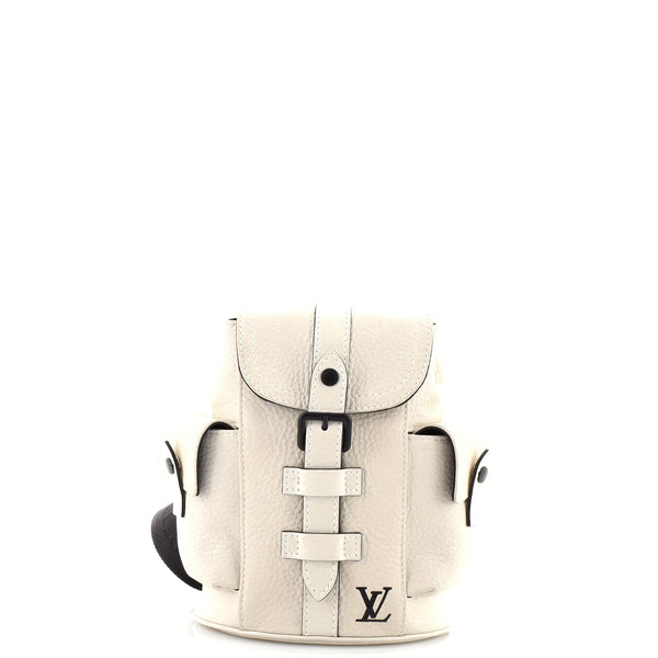 Louis Vuitton Christopher Backpack Taurillon Leather XS Neutral 13863325