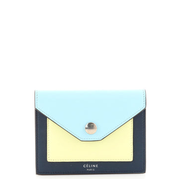 Celine Envelope Pocket Card Holder Leather