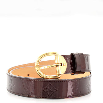 Louis Vuitton Ceinture Belt Monogram Vernis Medium