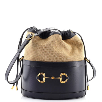Gucci Horsebit 1955 Bucket Crossbody Bag Leather Small