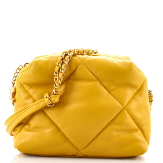 Chanel Paris-New York Bowling Bag Quilted Lambskin Mini