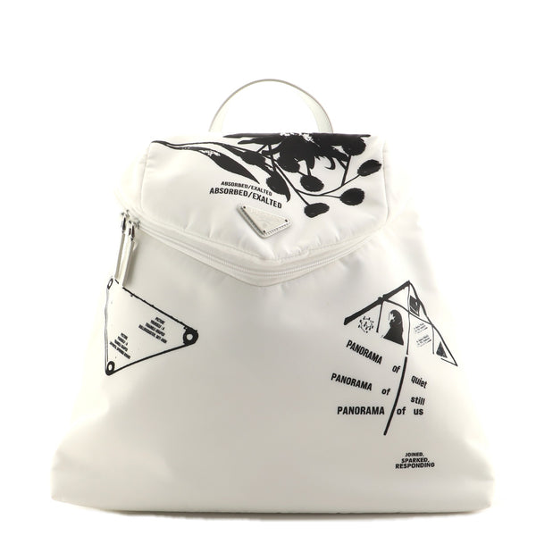 Prada Signaux Backpack Printed Nylon 138633