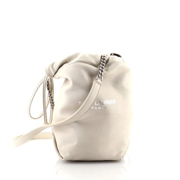 Saint Laurent Teddy Bucket Bag Leather Mini