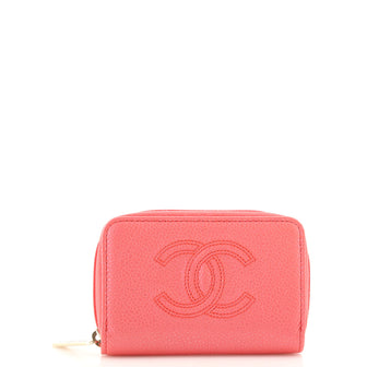 Chanel Timeless Zip Around Coin Purse Caviar