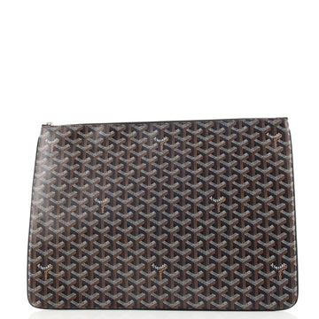Goyard Senat Zip Pouch Coated Canvas GM
