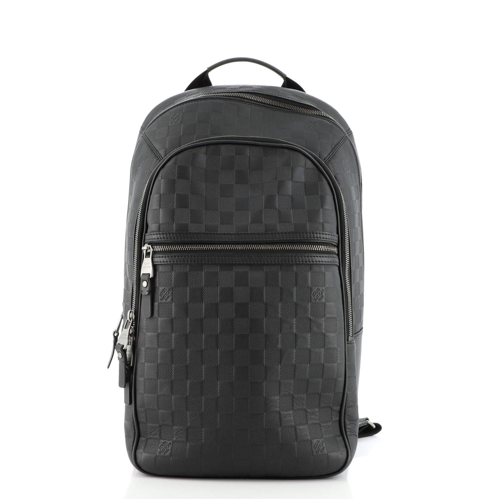 Louis Vuitton Michael NM Backpack Damier Infini Magma in Leather with  Silver-tone - US