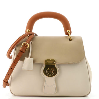 Burberry DK88 Top Handle Bag Leather Medium