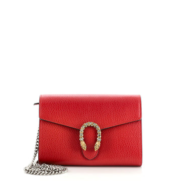 Gucci Dionysus Chain Wallet Leather with Embellished Detail Small