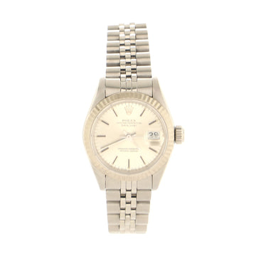 Rolex Oyster Perpetual Datejust Automatic Watch Stainless Steel and White Gold 26