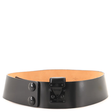Louis Vuitton Op Art Belt Leather Wide