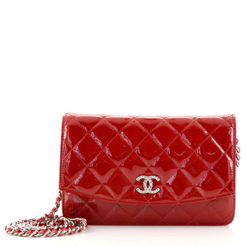 Chanel Brilliant Wallet on Chain Quilted Patent