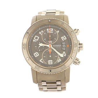 Hermes Clipper Diver Chronograph Automatic Watch Stainless Steel and Titanium 44