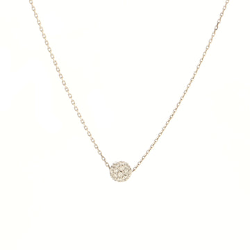 Chopard Circle Pendant Necklace 18K White Gold and Diamonds
