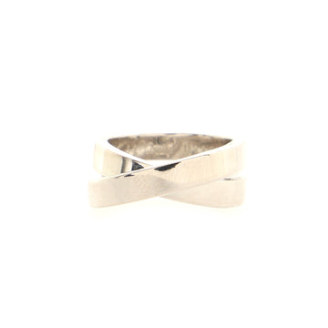 Cartier Paris Nouvelle Vague Crossover Ring 18K White Gold