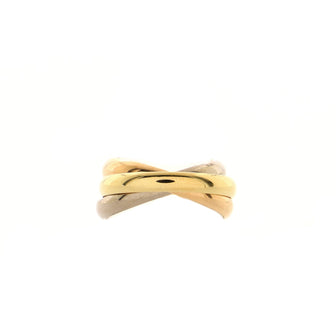 Cartier Trinity Ring 18K Tricolor Gold Small
