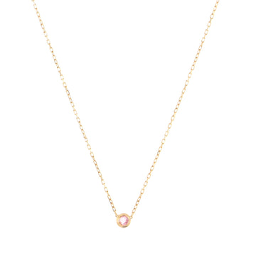 Cartier Cartier D'Amour 1 Pink Sapphire Necklace 18K Rose Gold