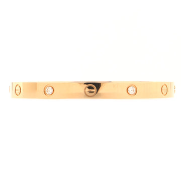 Cartier Love 4 Diamond Bracelet 18K Rose Gold with Diamonds