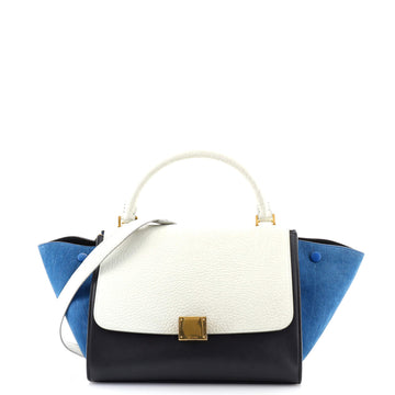 Celine Tricolor Trapeze Bag Leather Small