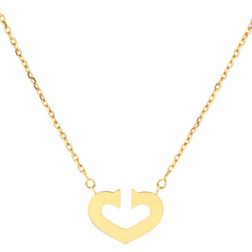 Cartier C Heart de Cartier Pendant Necklace 18K Yellow Gold