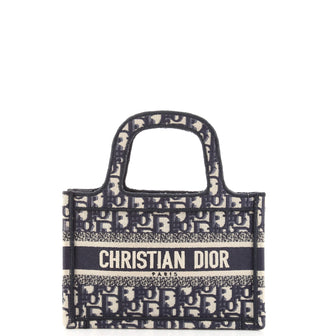 Christian Dior Book Tote Oblique Canvas Mini