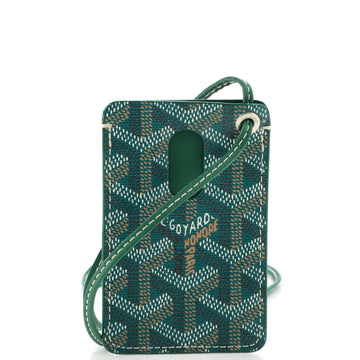 Goyard Goyardine Lanyard ID Holder Coated Canvas