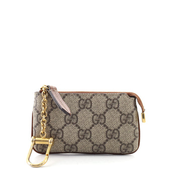 Gucci Key Pouch GG Coated Canvas