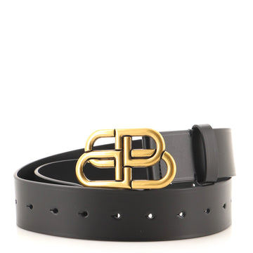 Balenciaga BB Belt Leather Wide
