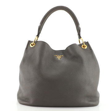 Prada Rolled Hobo Vitello Daino Large