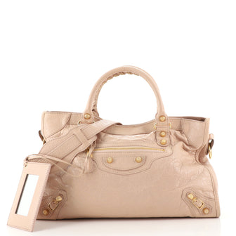 Balenciaga City Giant Studs Bag Leather Medium