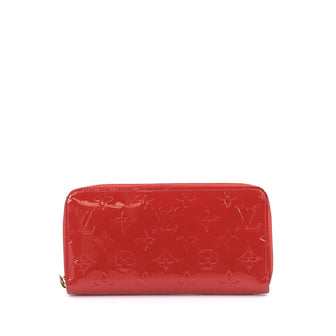 Louis Vuitton Zippy Wallet Monogram Vernis Red