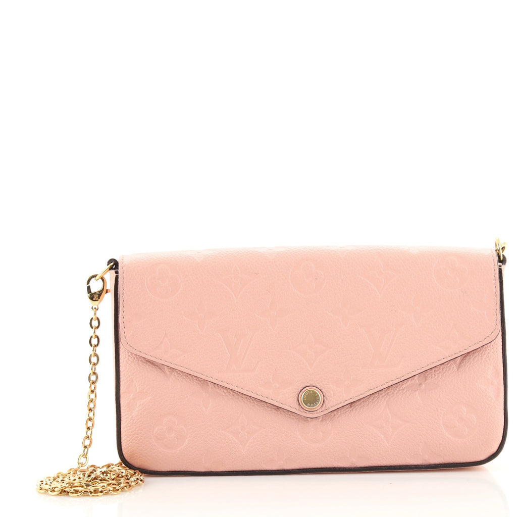 Louis Vuitton Felicie Pochette Monogram Empreinte Leather Pink 1389271