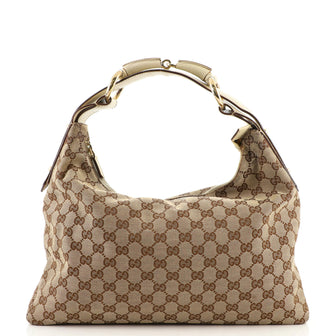 Gucci Horsebit Hobo GG Canvas Medium