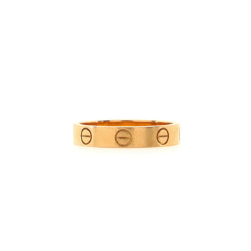 Cartier Love Wedding Band Ring 18K Rose Gold