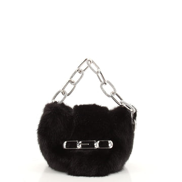 Alexander Wang CEO Handbag Fur Micro Mini