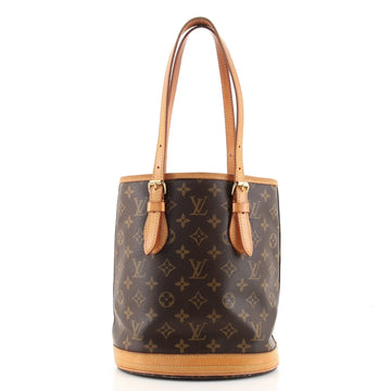 Louis Vuitton Petit Bucket Bag Monogram Canvas