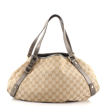 Gucci Abbey Shoulder Bag GG Canvas Medium