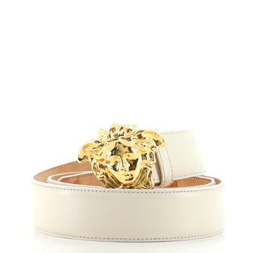 Versace Medusa Buckle Belt Leather Wide