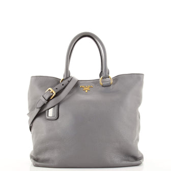 Prada Convertible Tote Vitello Phenix Tall