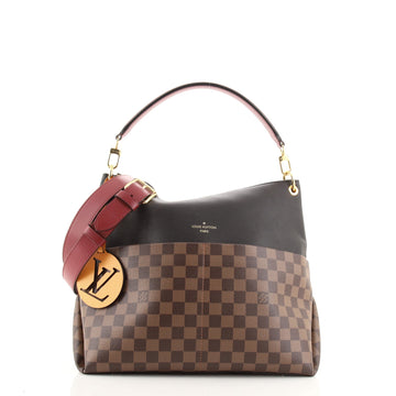 Louis Vuitton Maida Handbag Damier with Leather