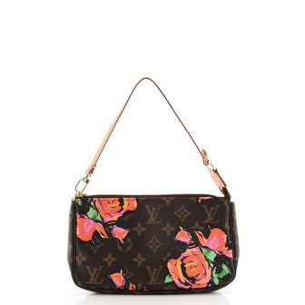 Louis Vuitton Pochette Accessoires Limited Edition Monogram Roses