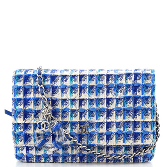Chanel Charms Wallet on Chain Quilted Tweed