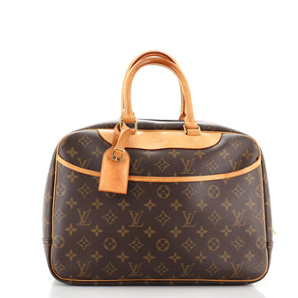 Louis Vuitton Deauville Handbag Monogram Canvas