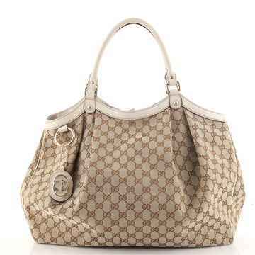 Gucci Sukey Tote GG Canvas Large