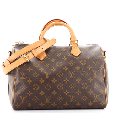 Louis Vuitton Speedy Bandouliere Bag Monogram Canvas 30