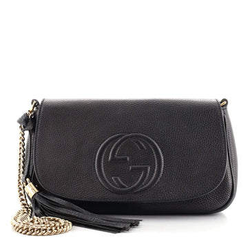 Gucci Soho Chain Crossbody Bag Leather Medium