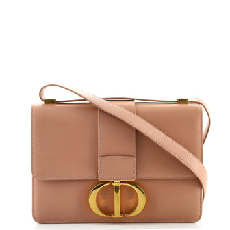 30 Montaigne Flap Bag Leather