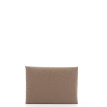 Hermes Calvi Duo Card Holder Chevre Mysore